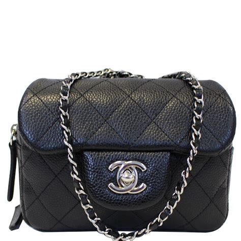 chanel cross body black|chanel black quilted handbag.